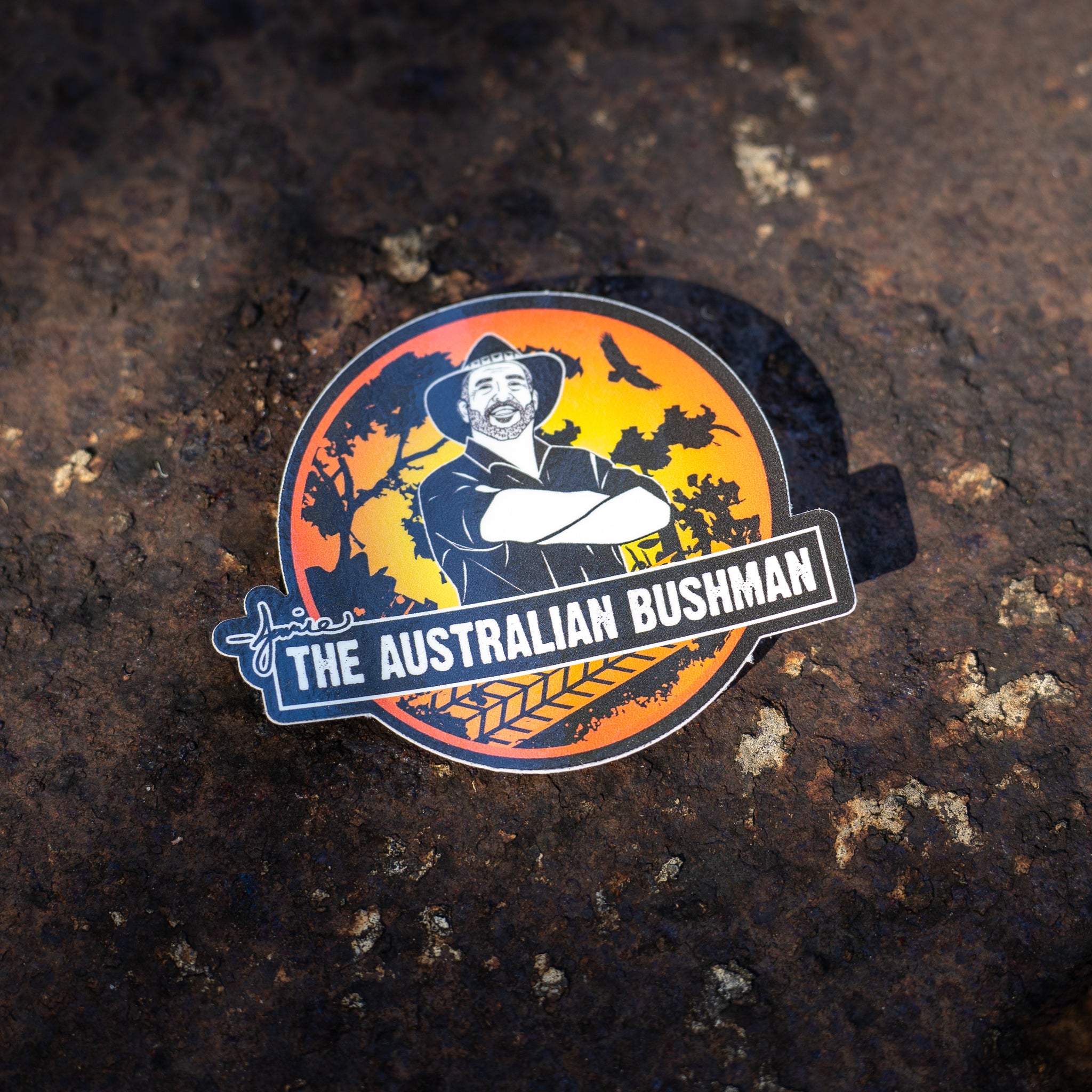 The Australian Bushman Sticker – Built for the Outdoors