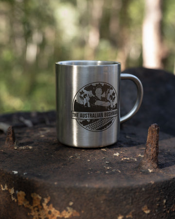Australian Bushman Stainless Steel Mug