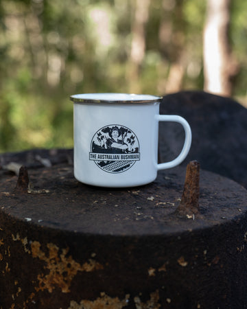 Australian Bushman Enamel Mug